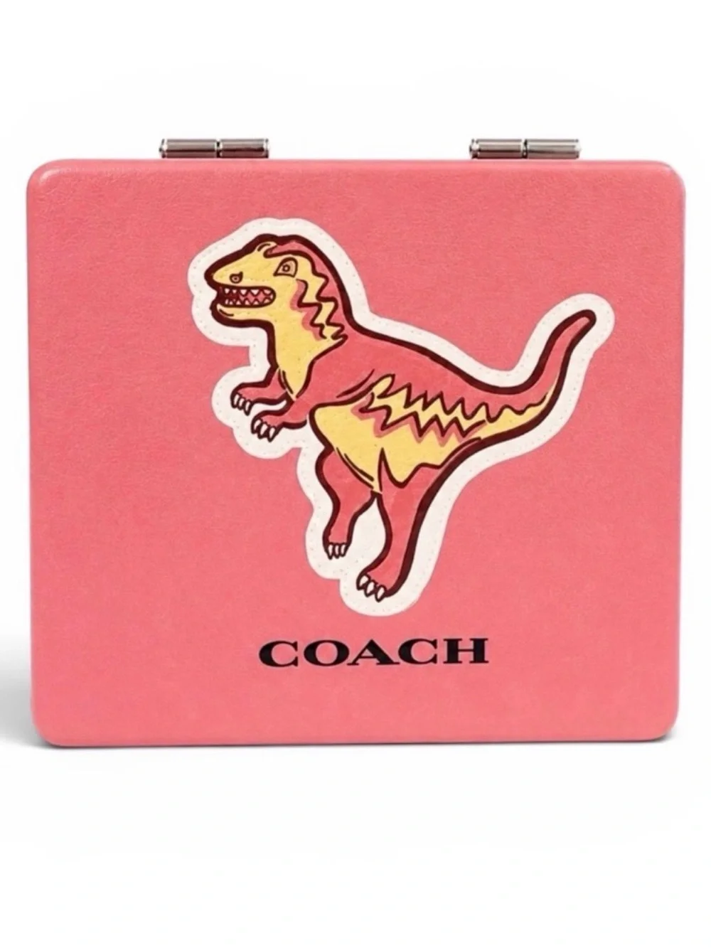 COACH Rexy Compact Mirror - New In Box NIB With Dust Bag - Limited Edition